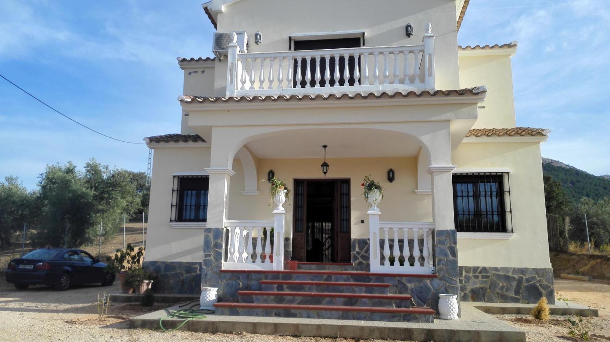 Villa En Lo Alto Del Monte Villanueva del Trabuco Esterno foto